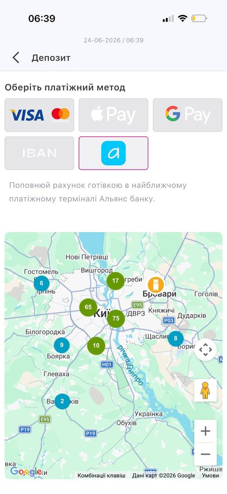 alliance bank map